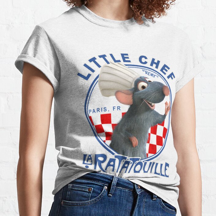 Pixar Ratatouille Remy Little Chef Graphic   Classic T-Shirt