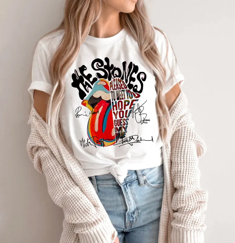 Pleased To Meet You Hope You Guess My Name Shirt – The Stones T Shirt