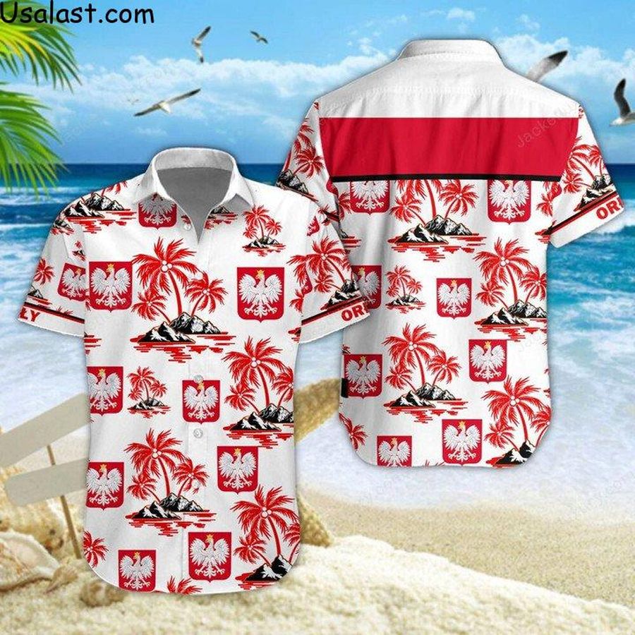 Poland National Football Team Hawaiian Shirt Beach Short – Hothot