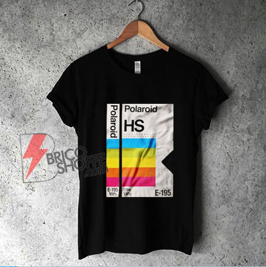 Polaroid HS E-195 T-Shirt – Vintage Polaroid Shirt – Funny Shirt On Sale