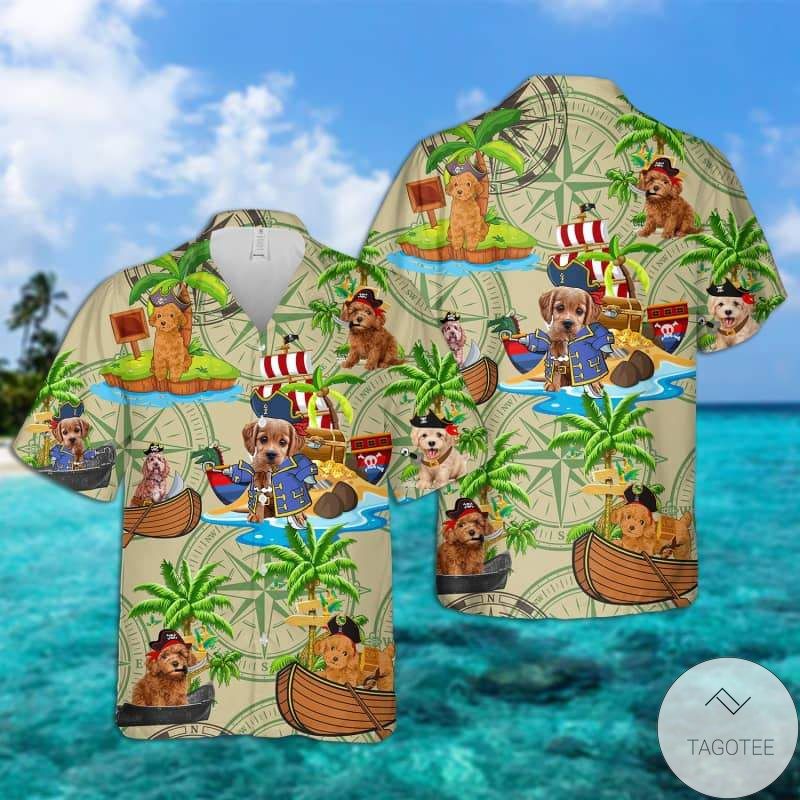 Poodle Pirates Hawaiian Shirt