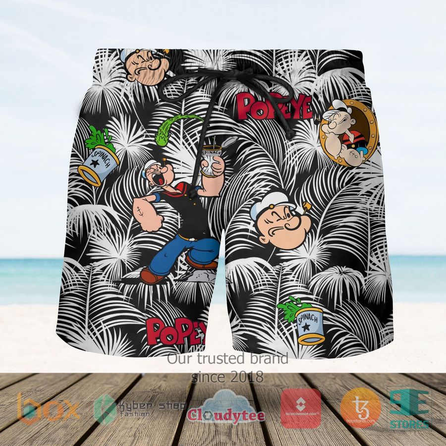 Popeye Spinach The Spinach Guy Hawaiian Short – LIMITED EDITION