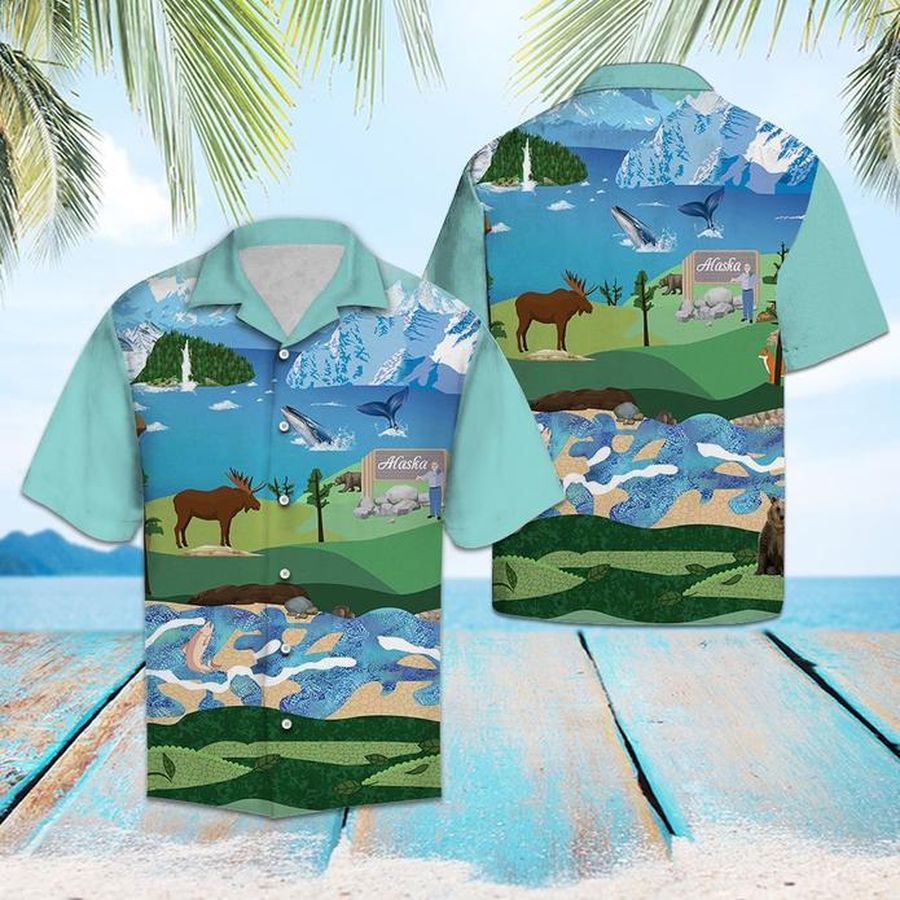 Portrait Of Alaska Hawaiian Shirt Pre10331, Hawaiian shirt, beach shorts, One-Piece Swimsuit, Polo shirt, Personalized shirt, funny shirts