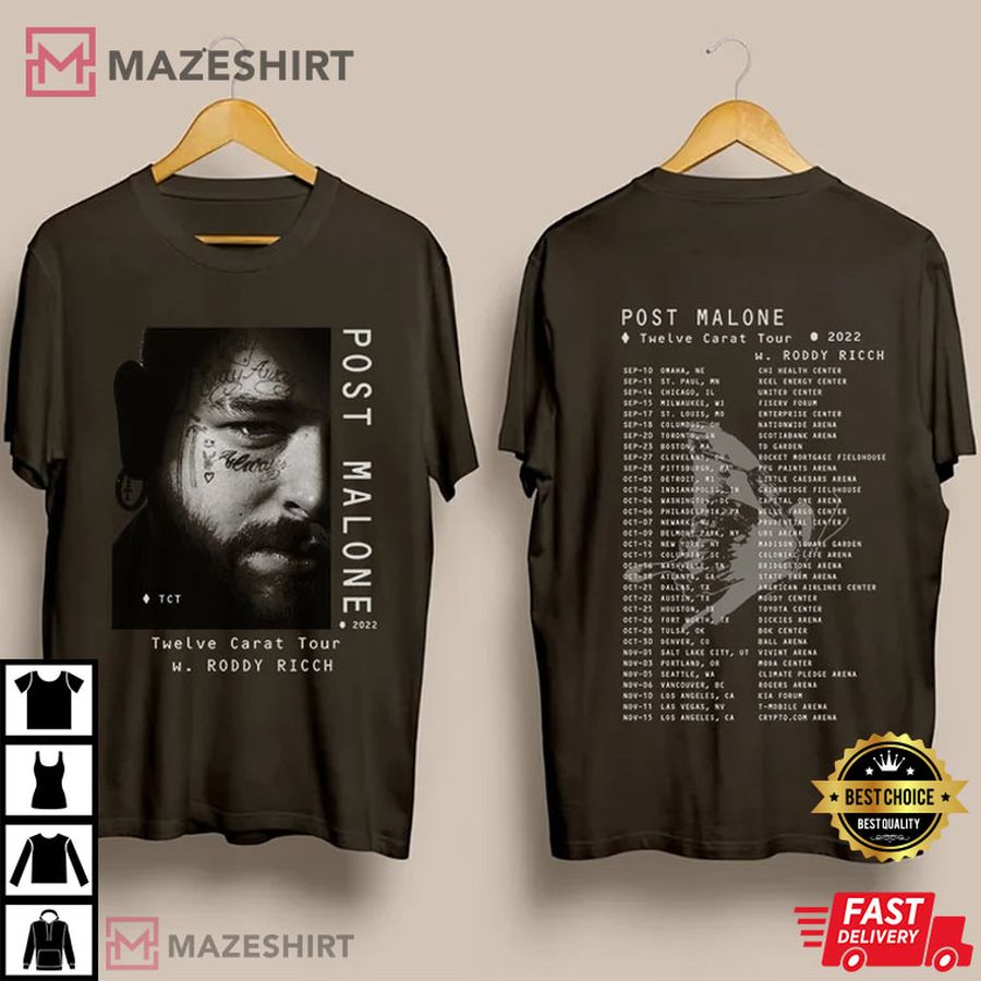 Post Malone Twelve Carat Gift For Fan T-Shirt