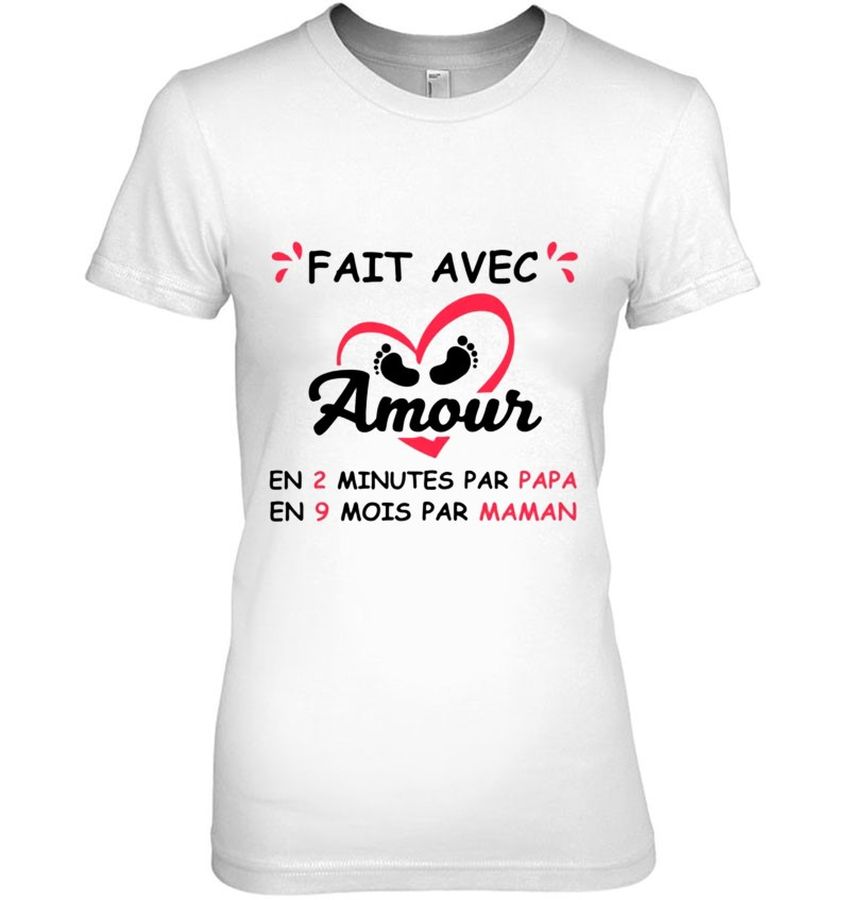 Pregnancy Announcement Shirt For Dad Fait Avec Amour