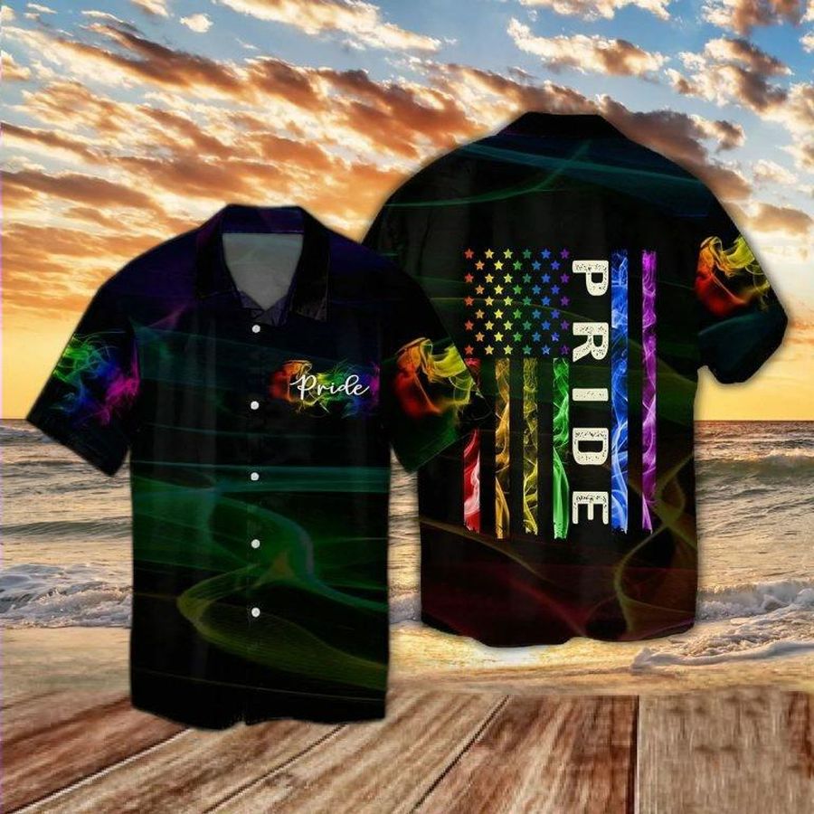 Pride Flag Hawaiian Shirt Pre11702, Hawaiian shirt, beach shorts, One-Piece Swimsuit, Polo shirt, Personalized shirt, funny shirts, gift shirts