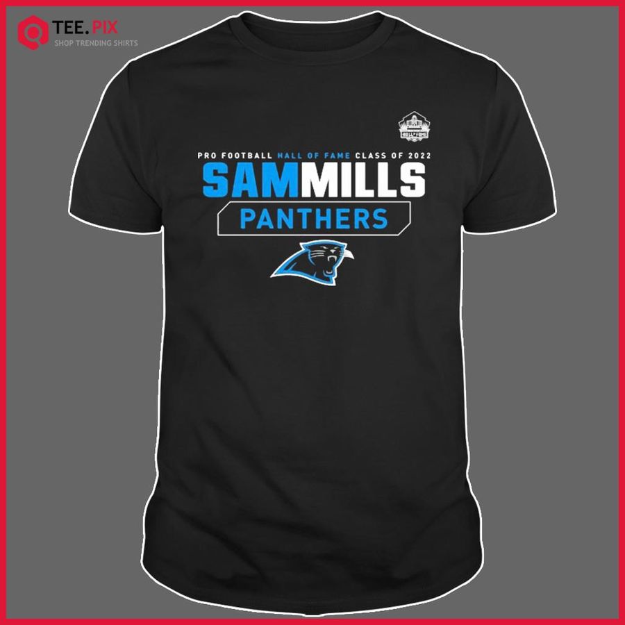 Pro Football Hall Of Fame Class Of 2022 Sam Mills Carolina Panthers Football Shirt