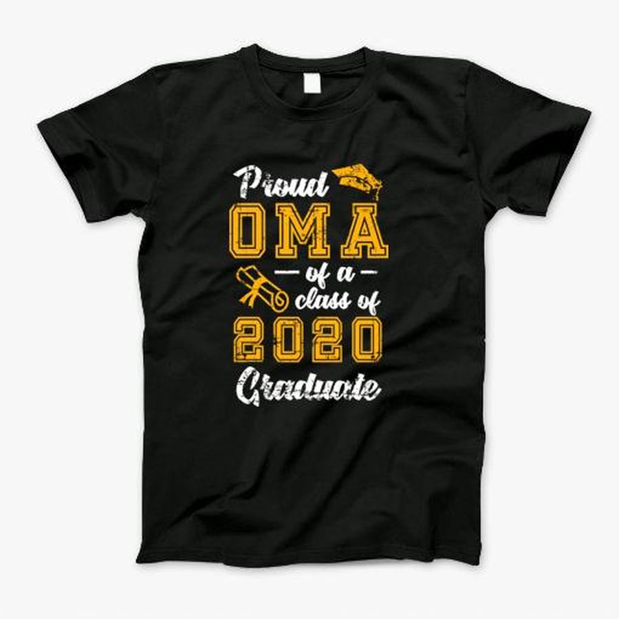 Proud Oma Of 2020 College Graduate Senior Yellow T-Shirt, Tshirt, Hoodie, Sweatshirt, Long Sleeve, Youth, Personalized shirt, funny shirts