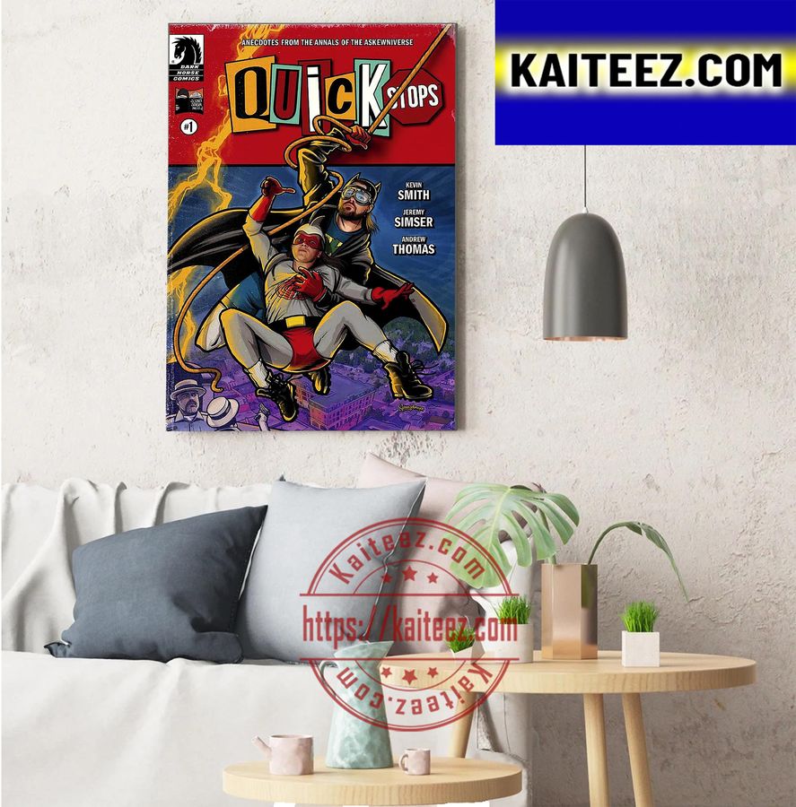 Quick Stops Cover Artist For Dark Horse Comics Decorations Poster Canvas