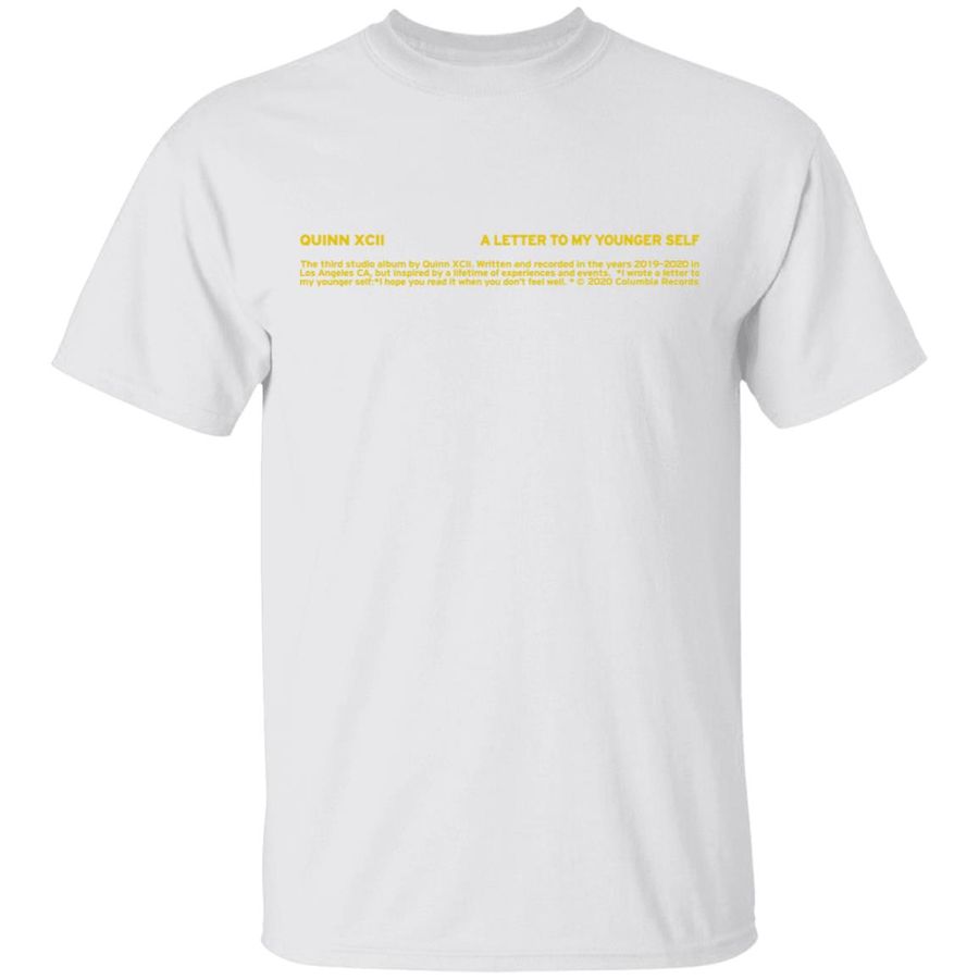 Quinn Xcii Merch Album Cover T-Shirt White