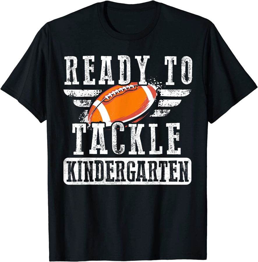 Ready To Tackle Kindergarten Football Ball Back To School_1