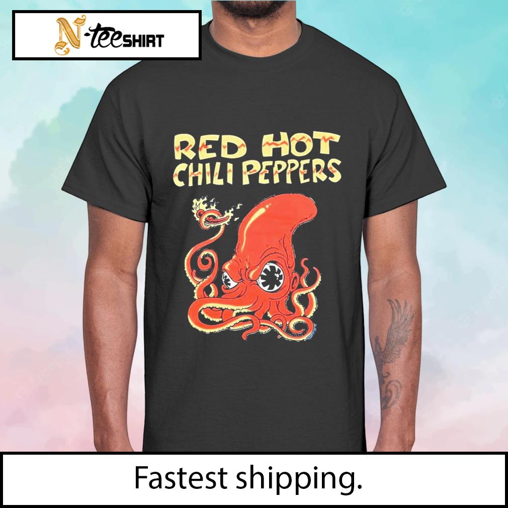 Red Hot Chili Peppers Fire Squid shirt