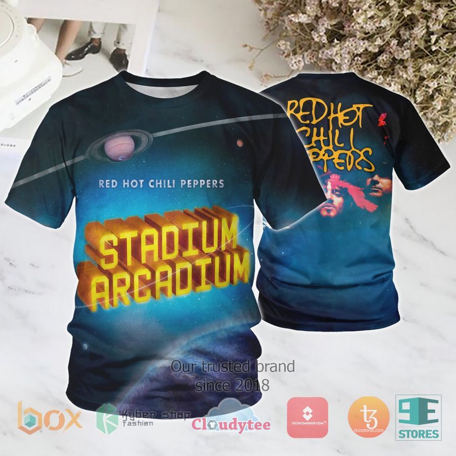 Red Hot Chili Peppers-Stadium Arcadium Album 3D Shirt – LIMITED EDITION
