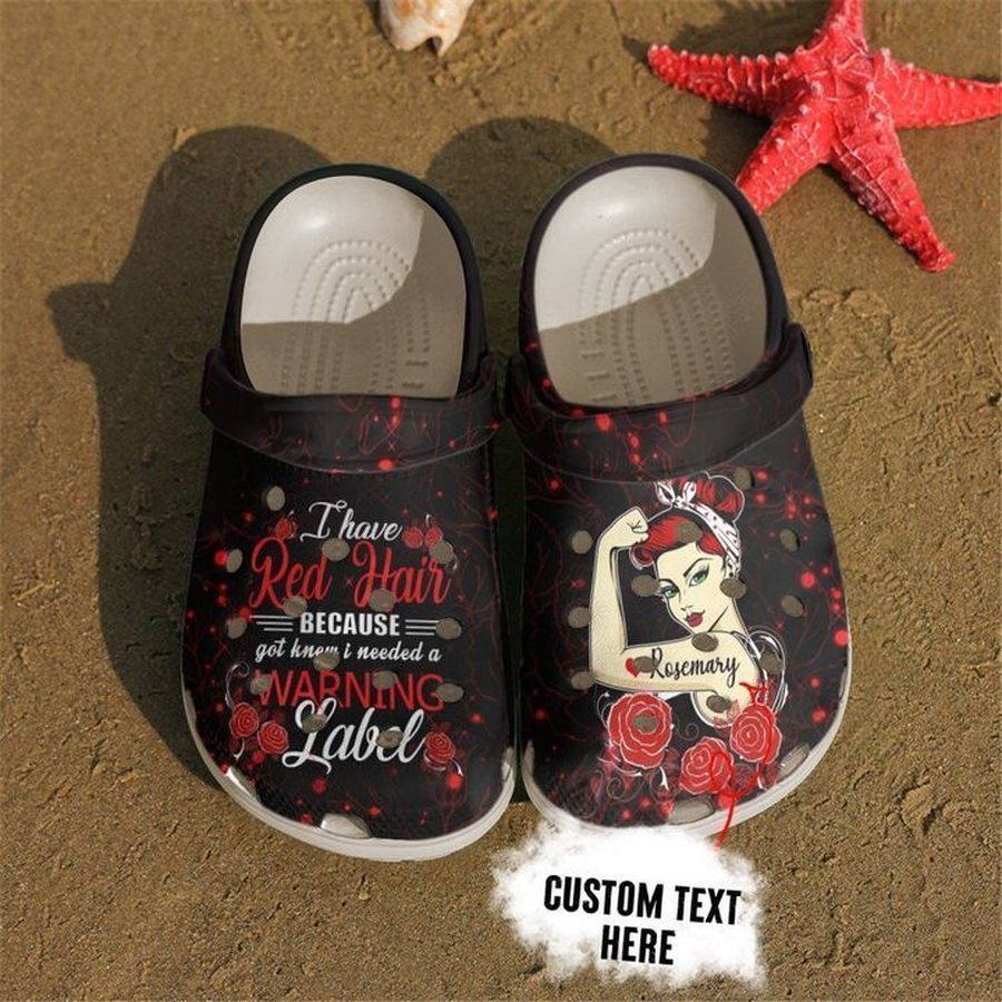 Redhead Personalized I Have Red Hair Sku 2053 Crocs Clog Shoes
