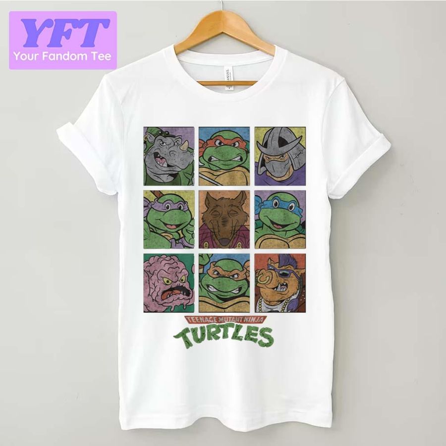 Retro Design Of Teenage Mutant Ninja Turtles Unisex T-Shirt