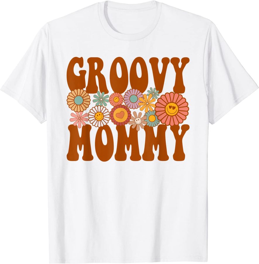 Retro Groovy Mommy Matching Family 1st Birthday Party_4