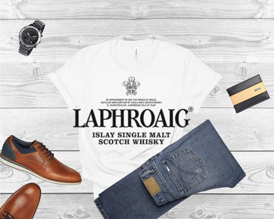 Retro Laphroaig Islay Single Malt Scotch Whisky T Shirt