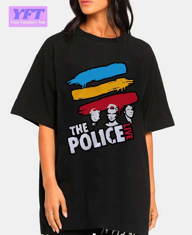 Retro Music 90s Of The Police Band Unisex T-Shirt