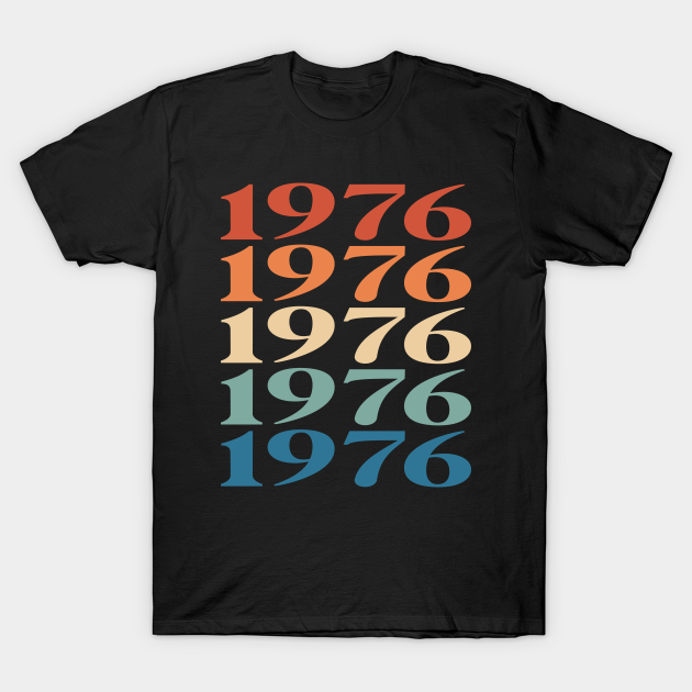 Retro Vintage 70s Repeat Birth Year 1976 T-shirt, Hoodie, SweatShirt, Long Sleeve