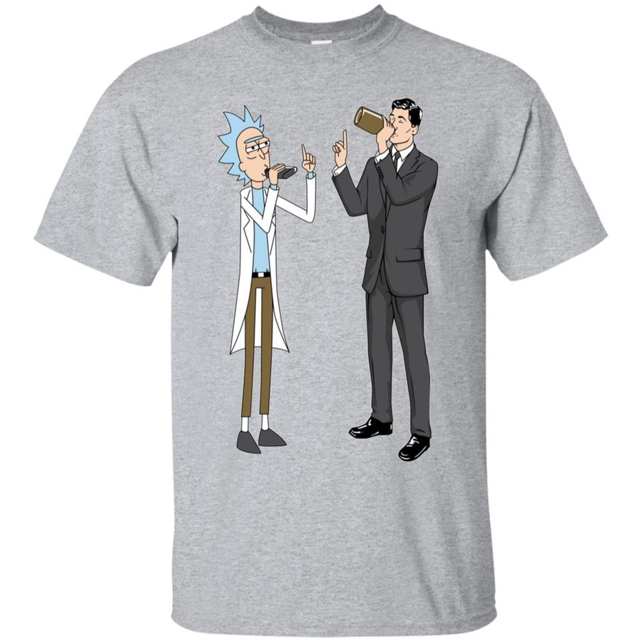 Rick And Archer Drink Wine Shirt, Hoodie