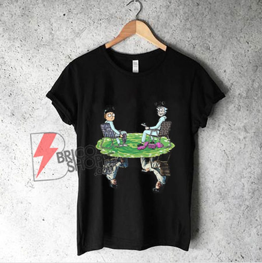 Rick and Morty Crossover Walter Jesse Breaking Bad Shirt – Shirt On Sale