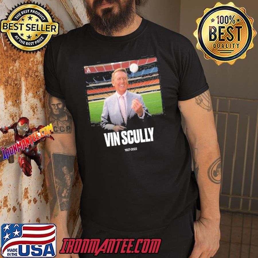 Rip vin scully 1927 2022 Dodgers broadcasting legend classic shirt