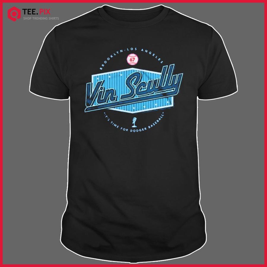 Rip Vin Scully It’S Time For Dodgers Baseball La Dodgers Legend Shirt