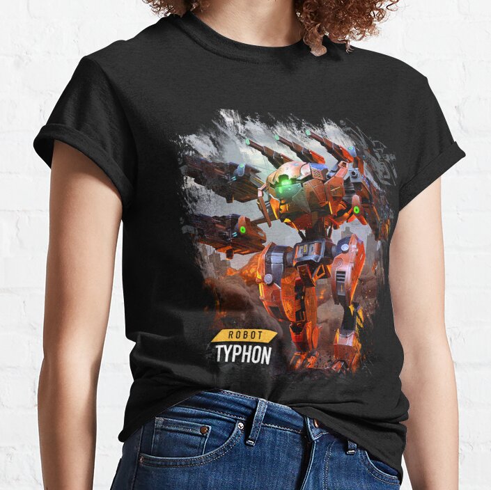 Robot Typhon at War Zone Classic T-Shirt