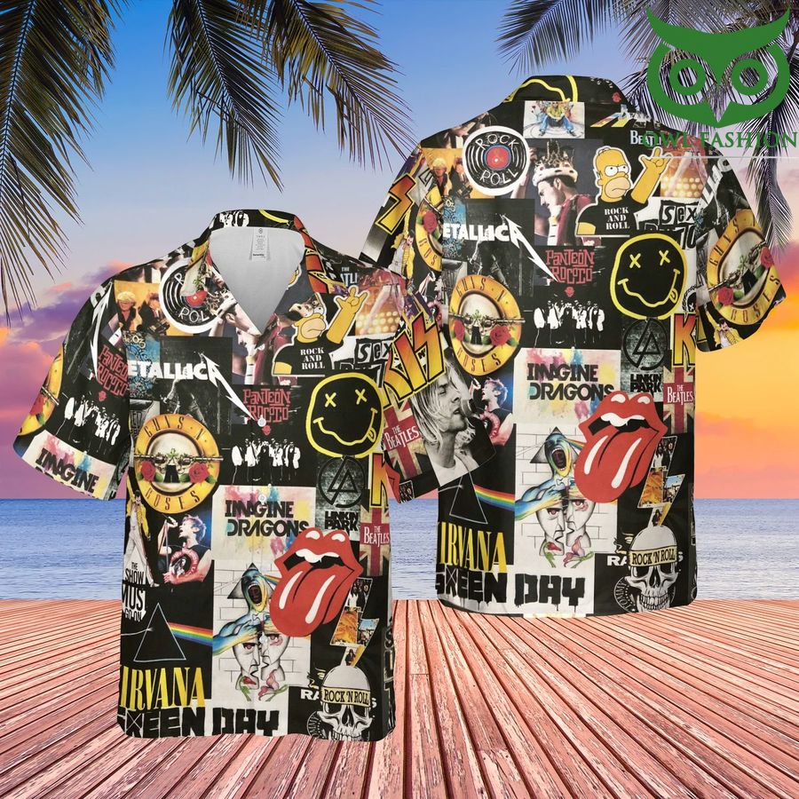 Rock Fans Music Bands Imagine Dragon Summer Hawaiian Outfit