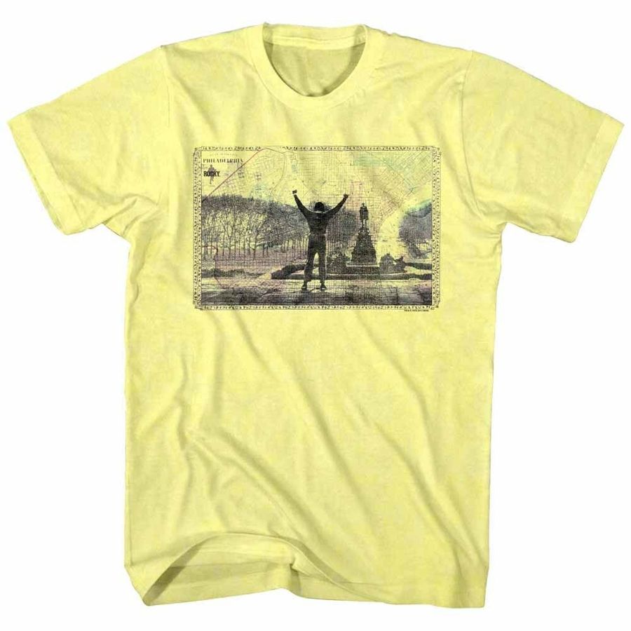 Rocky Balboa Vintage Philadephia Street Map 1976 Men's T Shirt, Hoodie