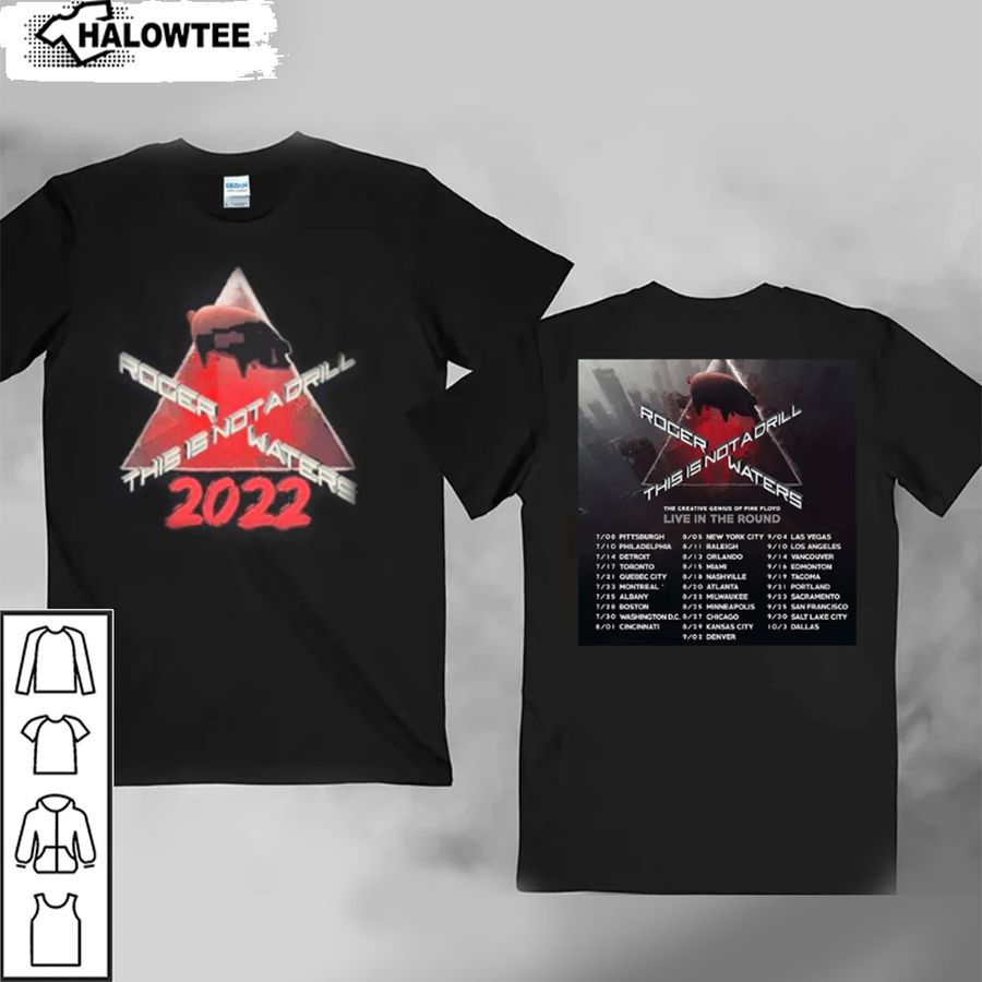Roger Waters This Is Not a Drill 2022 Concert T Shirt Roger Waters Tour 2022 Shirt, Roger Waters Fans Trending Gift