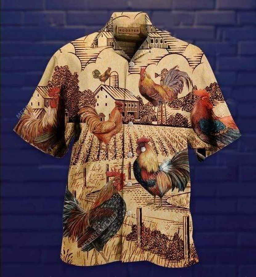 Rooster Vintage Hawaiian Shirt Pre12467, Hawaiian shirt, beach shorts, One-Piece Swimsuit, Polo shirt, Personalized shirt, funny shirts, gift shirts