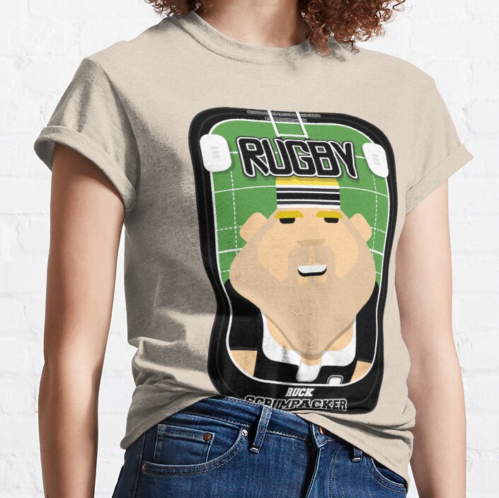 Rugby Black - Ruck Scrumpacker - Sven version Classic T-Shirt