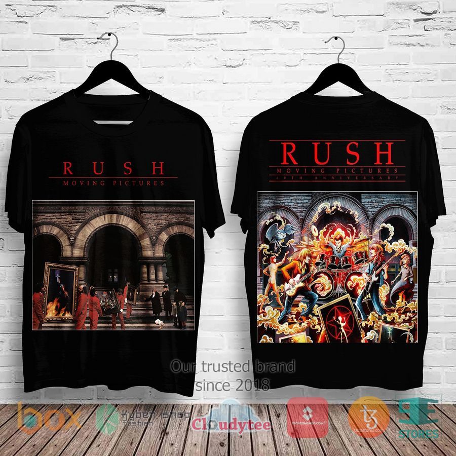 Rush Moving Pictures Album 3D Shirt – LIMITED EDITION