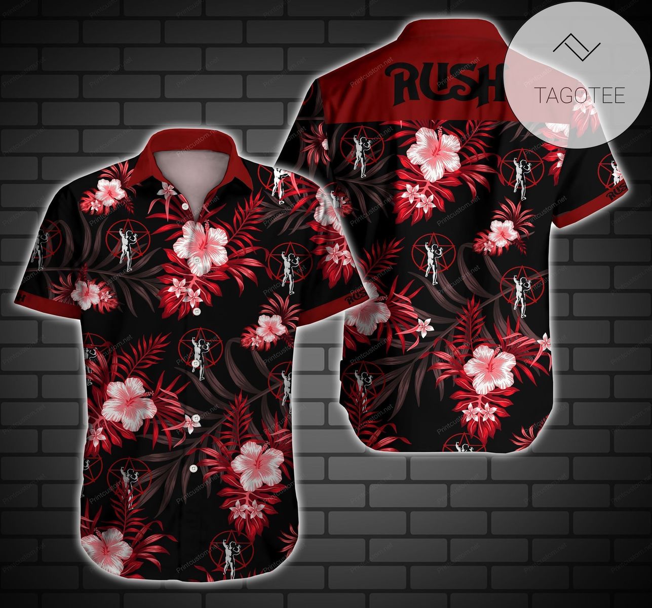 Rush Music Band Logo Authentic Hawaiian Shirt 2022