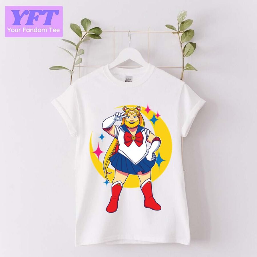 Sailor Big Size Sailor Moon Graphic Unisex T-Shirt