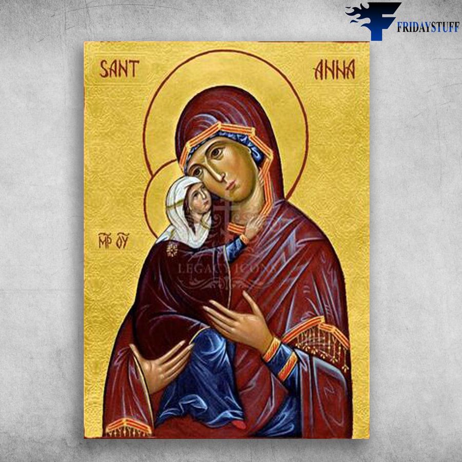 Saint Anna and the Theotokos Icon
