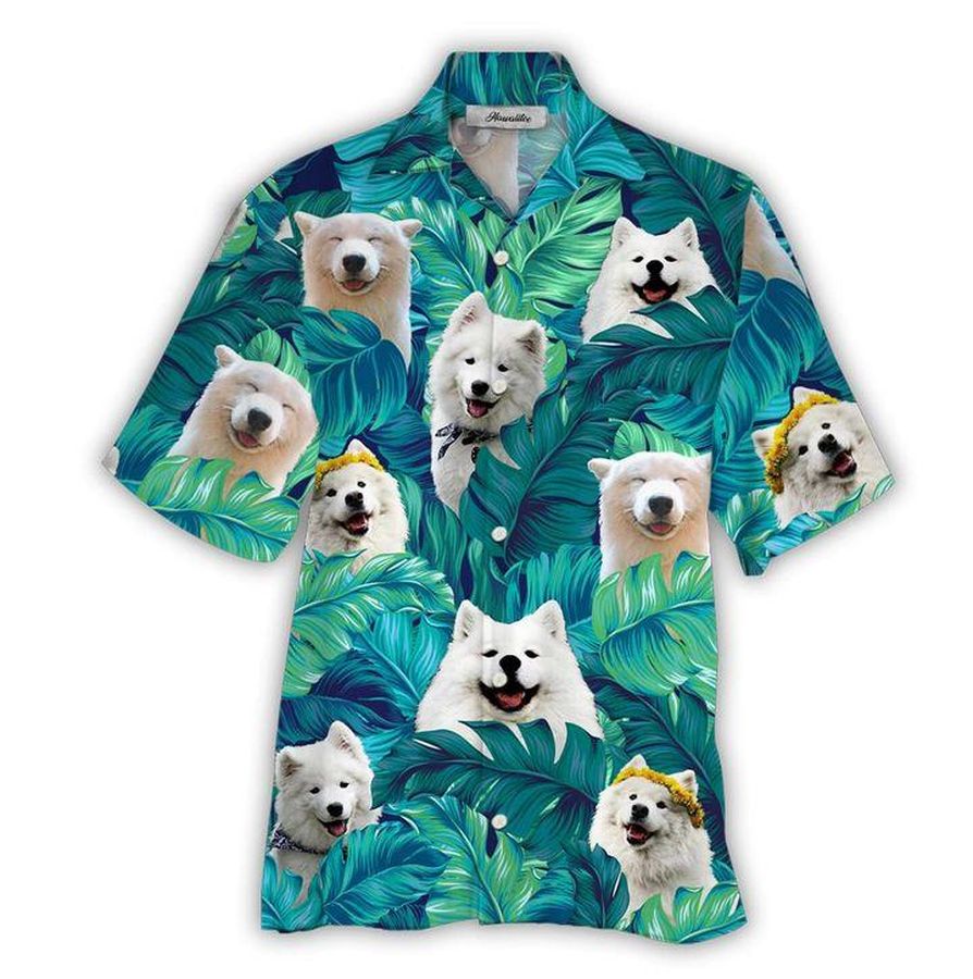 Samoyed Hawaiian Shirt Pre10243, Hawaiian shirt, beach shorts, One-Piece Swimsuit, Polo shirt, Personalized shirt, funny shirts, gift shirts
