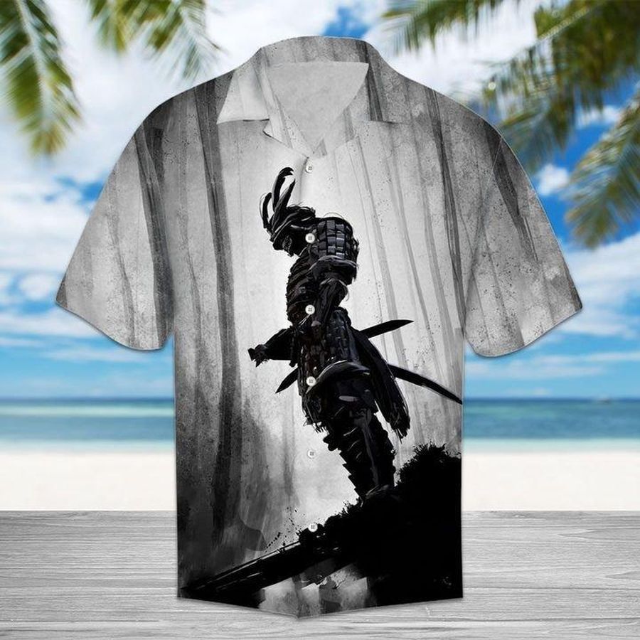 Samurai Stands In The Forest Hawaiian Shirt Pre12414, Hawaiian shirt, beach shorts, One-Piece Swimsuit, Polo shirt, Personalized shirt, funny shirts