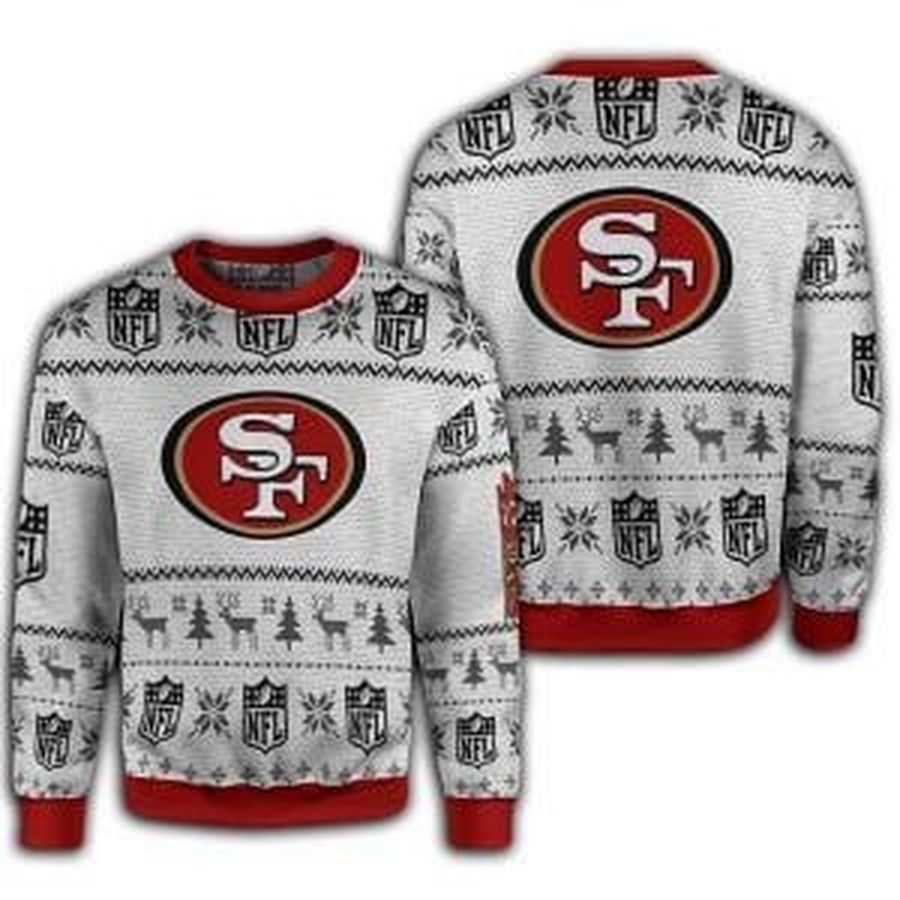 San Francisco 49ers Nfl For Niner Ugly Christmas Sweater All