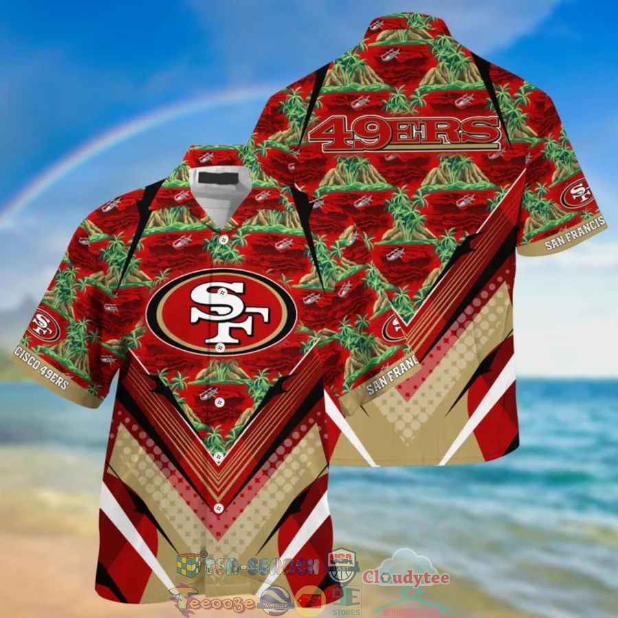 San Francisco 49ers NFL Island Palm Tree Hawaiian Shirt – Saleoff