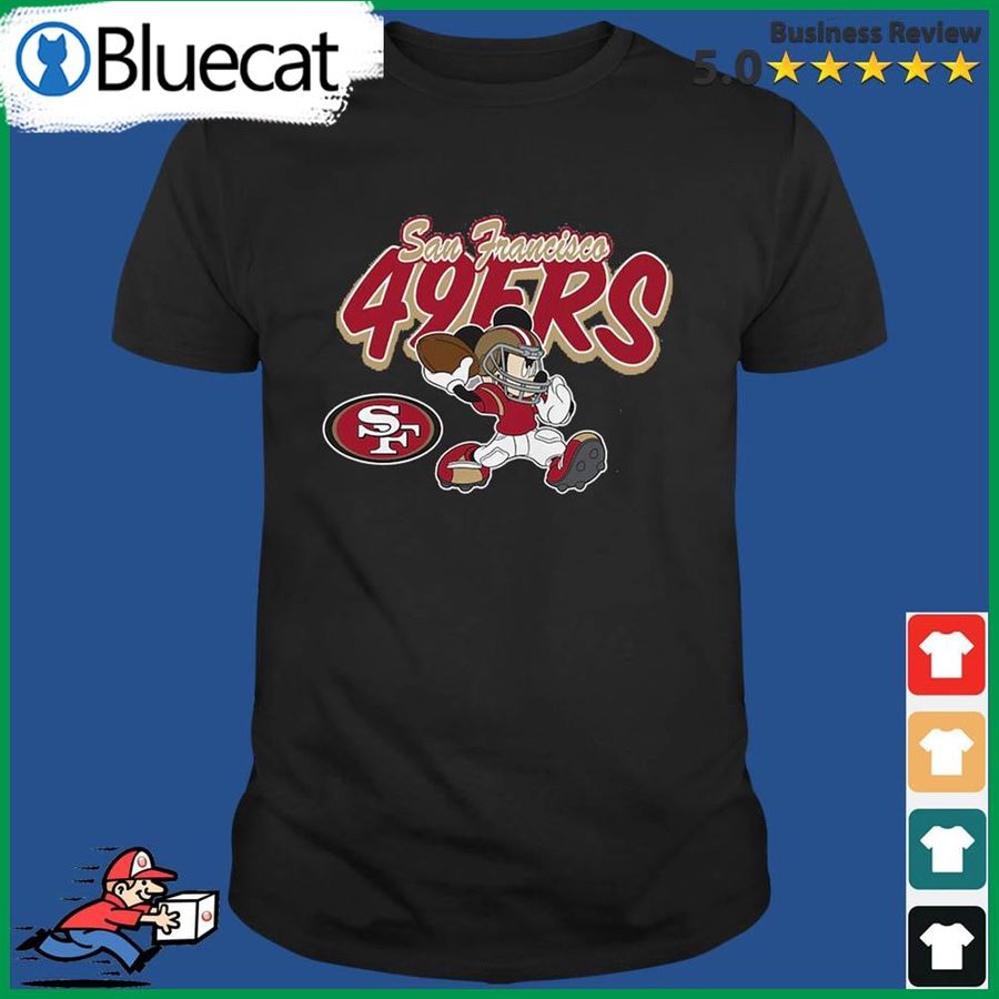 San Francisco 49ers Toddler Disney Lil Playmaker Mickey Mouse Shirt