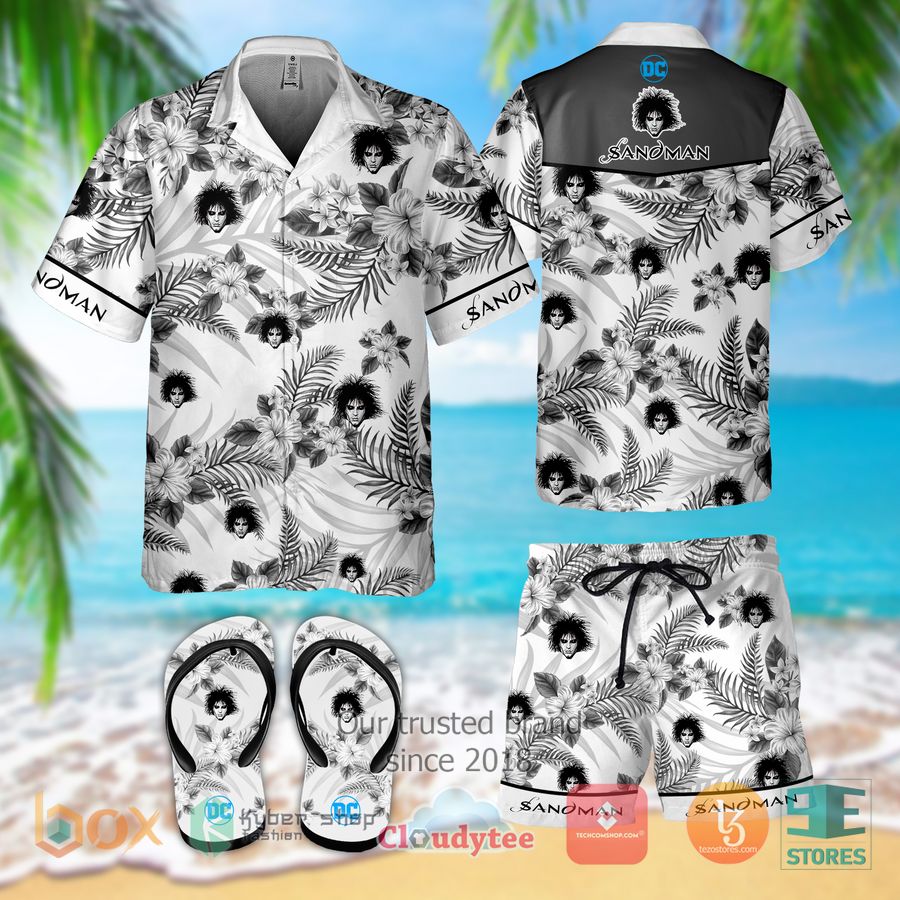Sandman Hawaiian Shirt, Short, Flip Flops – LIMITED EDITION