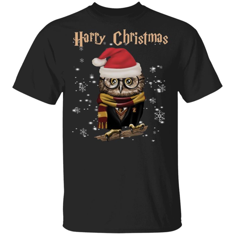 Santa Owl Harry Christmas Harry Potter Ugly Christmas Shirt, Hoodie
