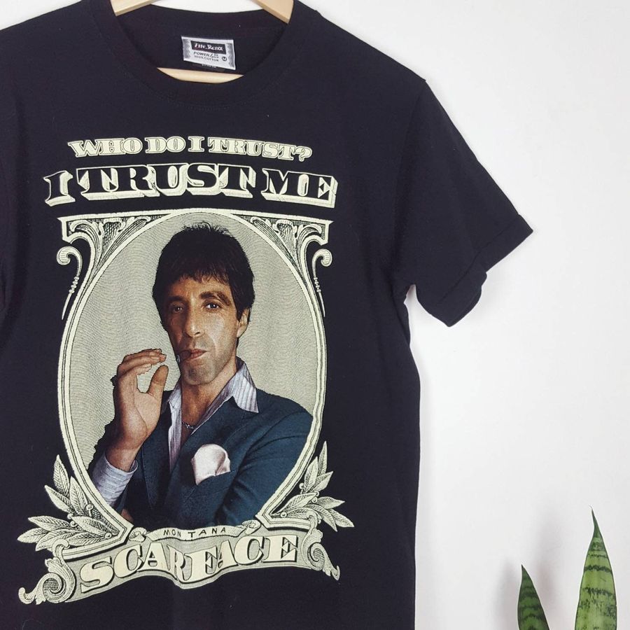 Scarface Al Pacino Movie Merch Retro 80s Unisex T-Shirt