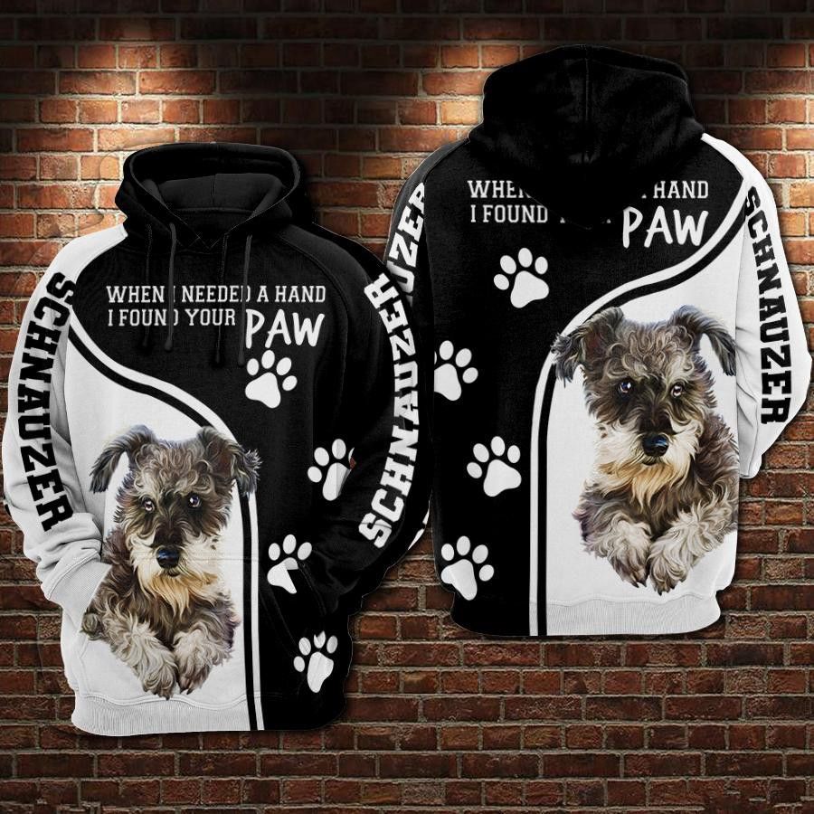 SCHNAUZER DOG All Over Printed Hoodie