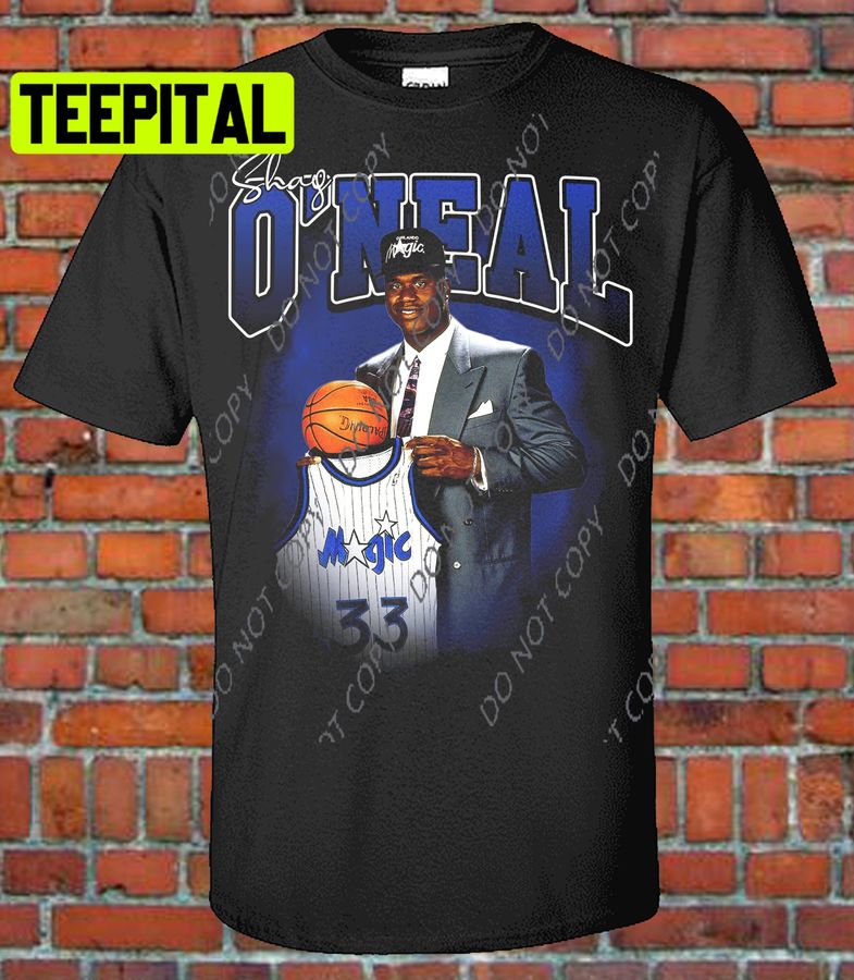 Shaq O'neal Draft Day Vintage Orlando Magic Nba Basketball Trending Unisex T-Shirt