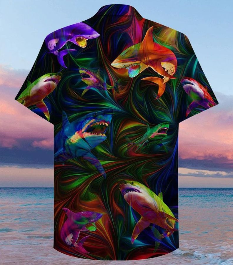 Sharks Magic 3d Hawaiian Shirt