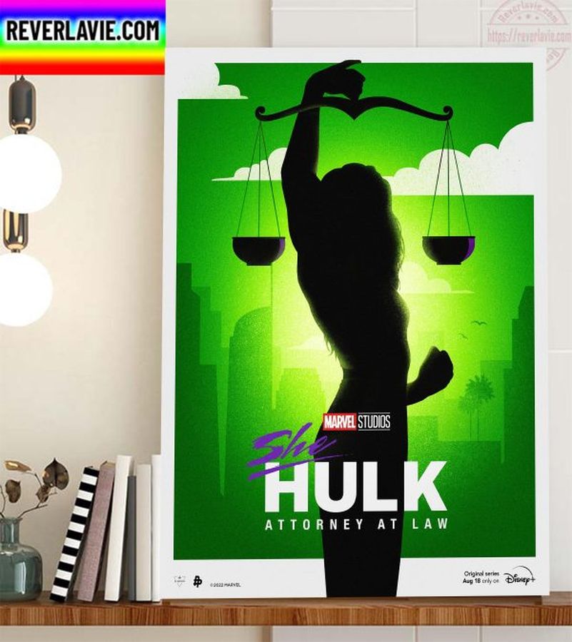 She Hulk Attorney At Law Original Series Poster Home Decor Poster Canvas