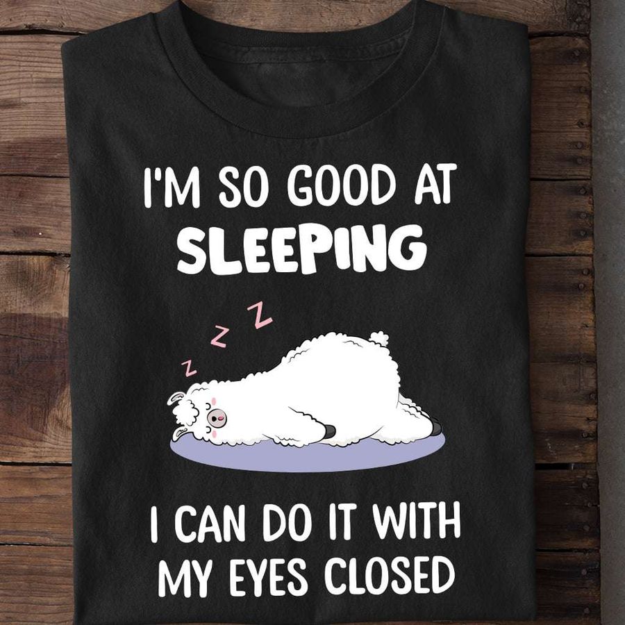 Sheep Sleeping – I'm so good at sleeping i can do it with my eyes closed